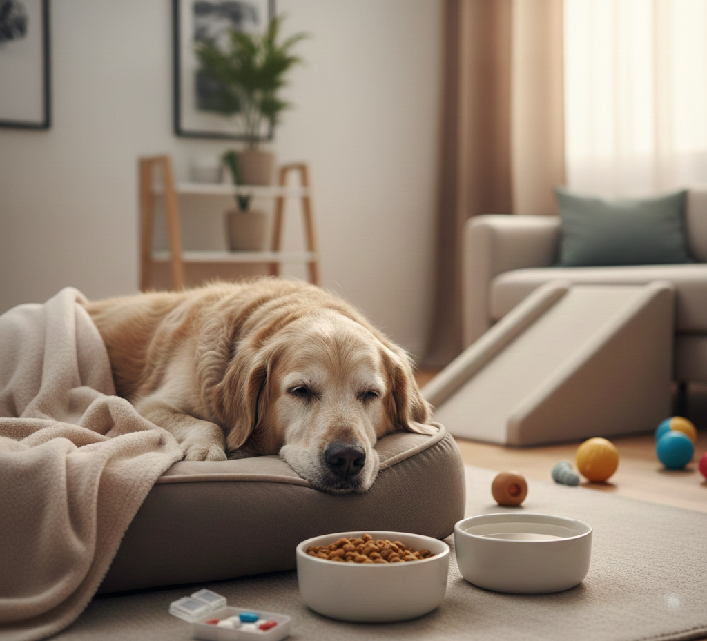 yaşlı köpeklerde 