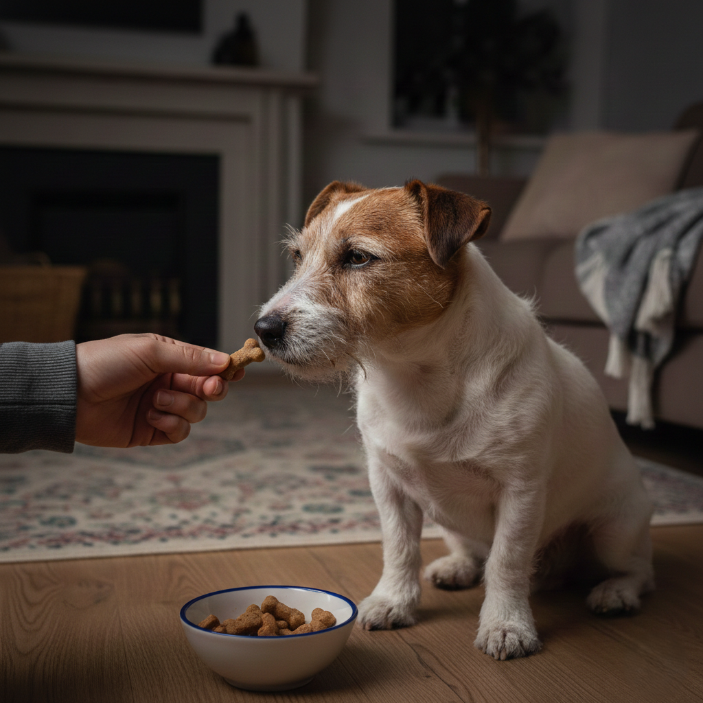 yanlış ödül maması isteksiz köpek eğitim sindirim